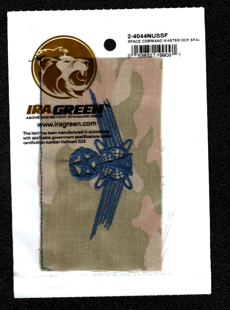 U.S. Space Force - Command Space Operations Badge (sewn-on type - OCP uniform)
