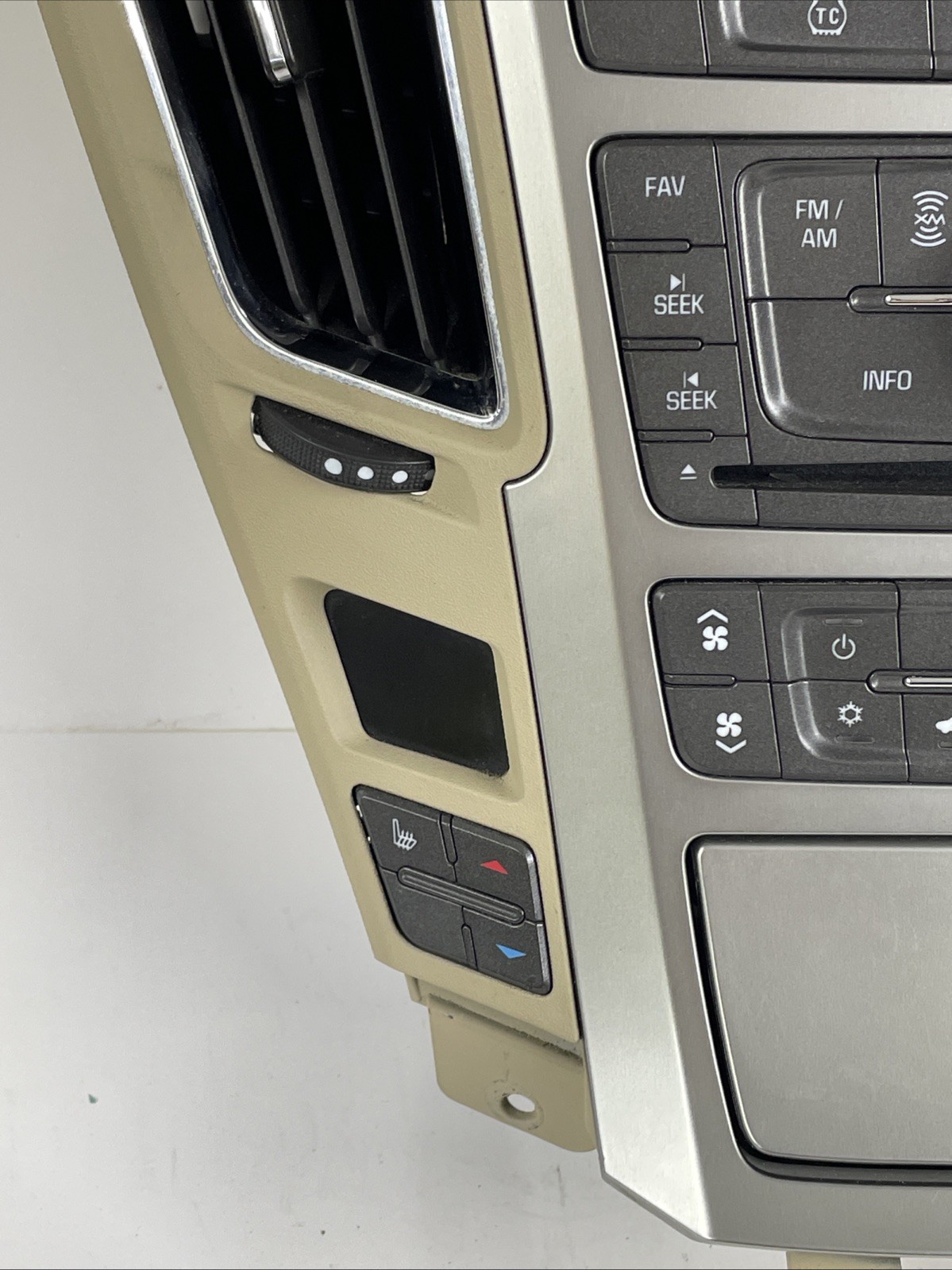 09-13 Cadillac CTS Climate Control & Radio Reciever Control Panel *Tan* OEM