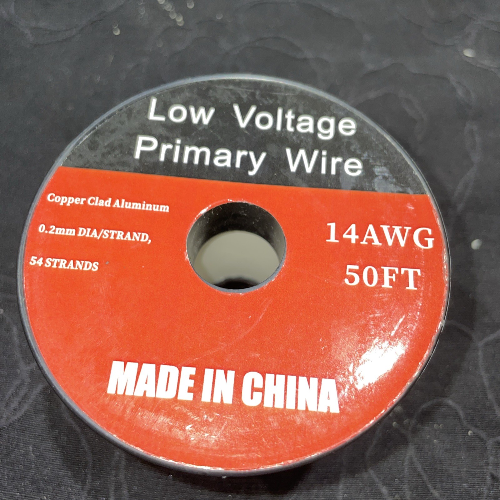 Low Voltage Primary Wire 14AWG 50FT Black