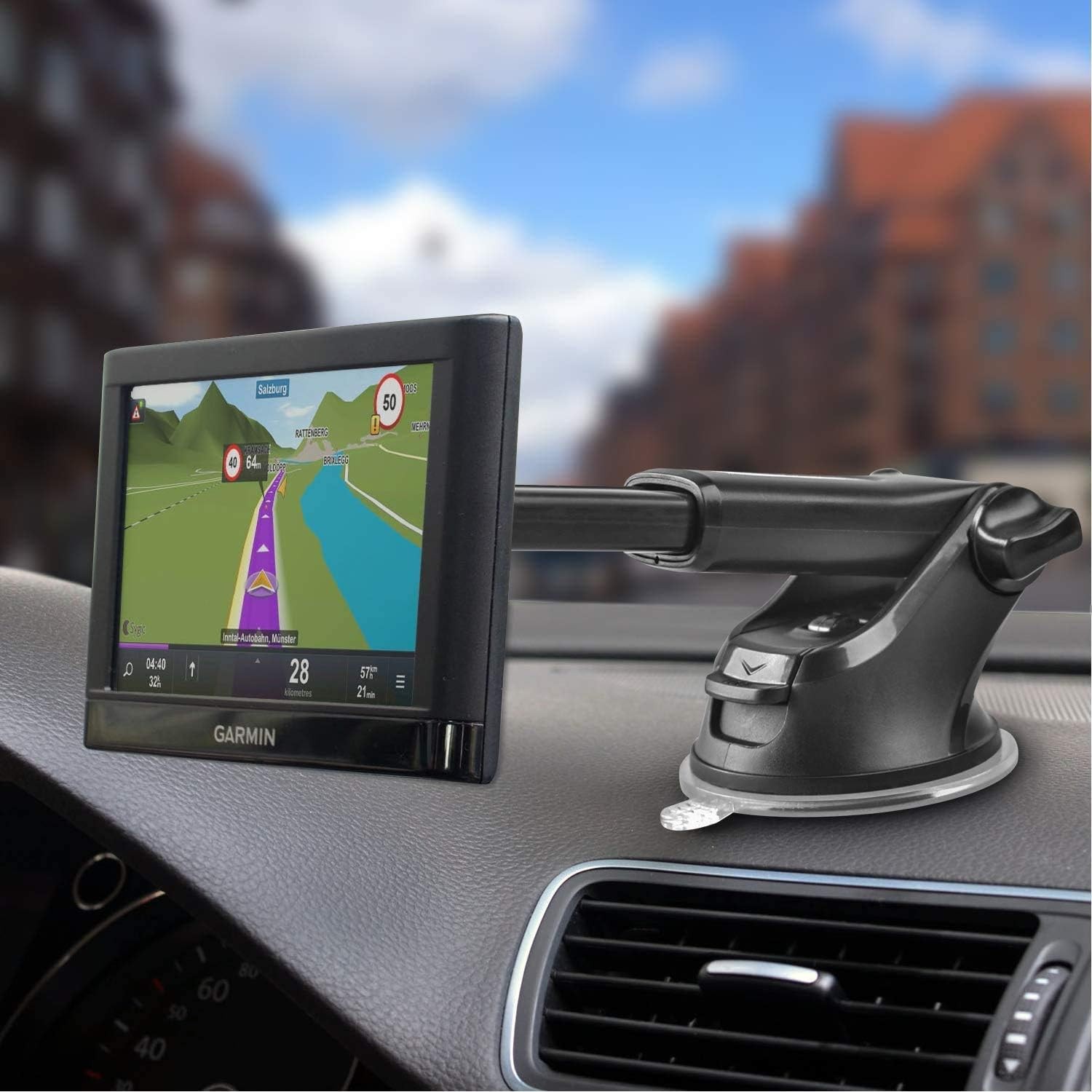OQTIQ Replacement Suction Cup Mount Part, with Dashboard Black