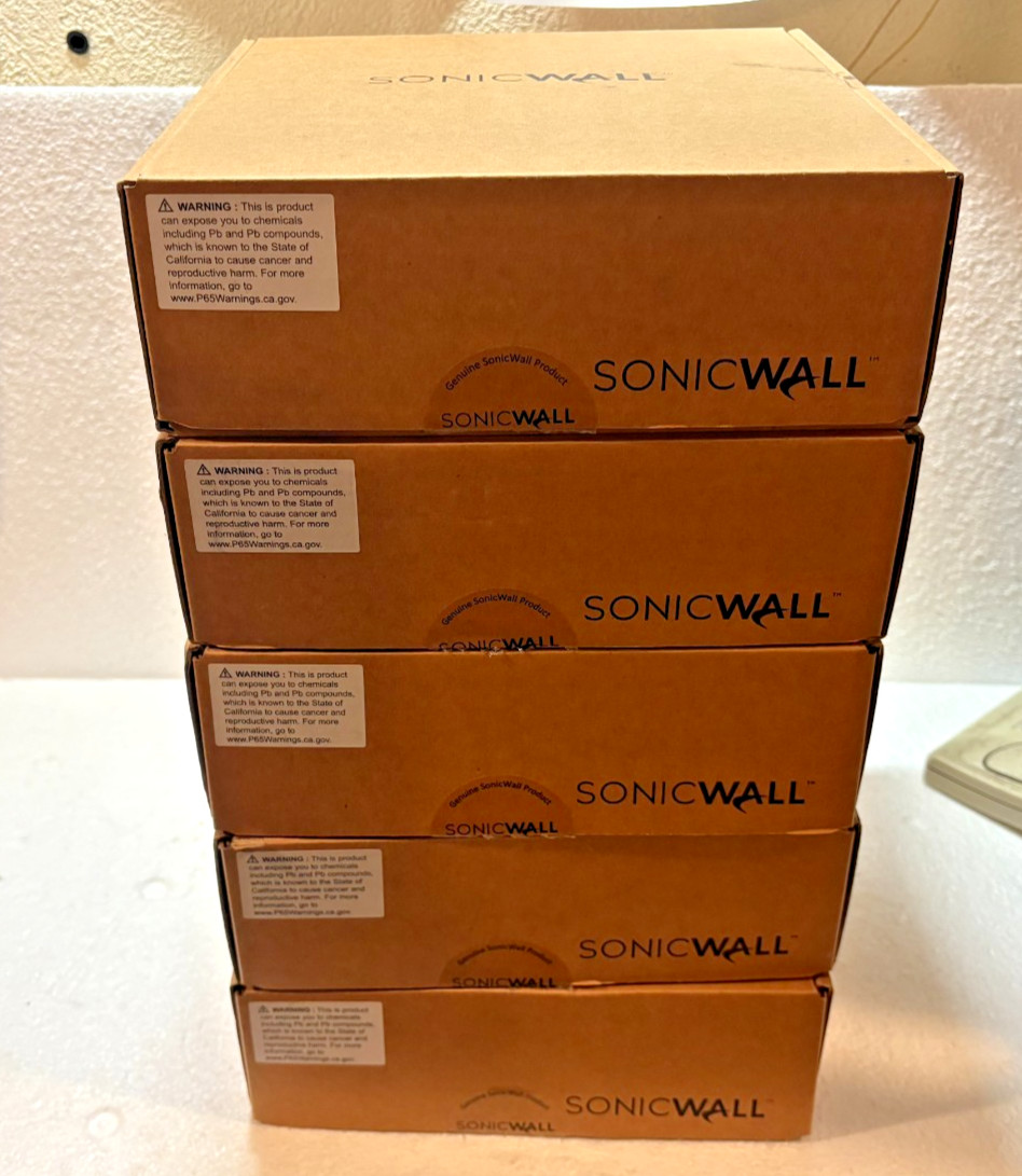 Lot X 5 SonicWALL TZ300 FireWall Network Security Appliance W Power Supply