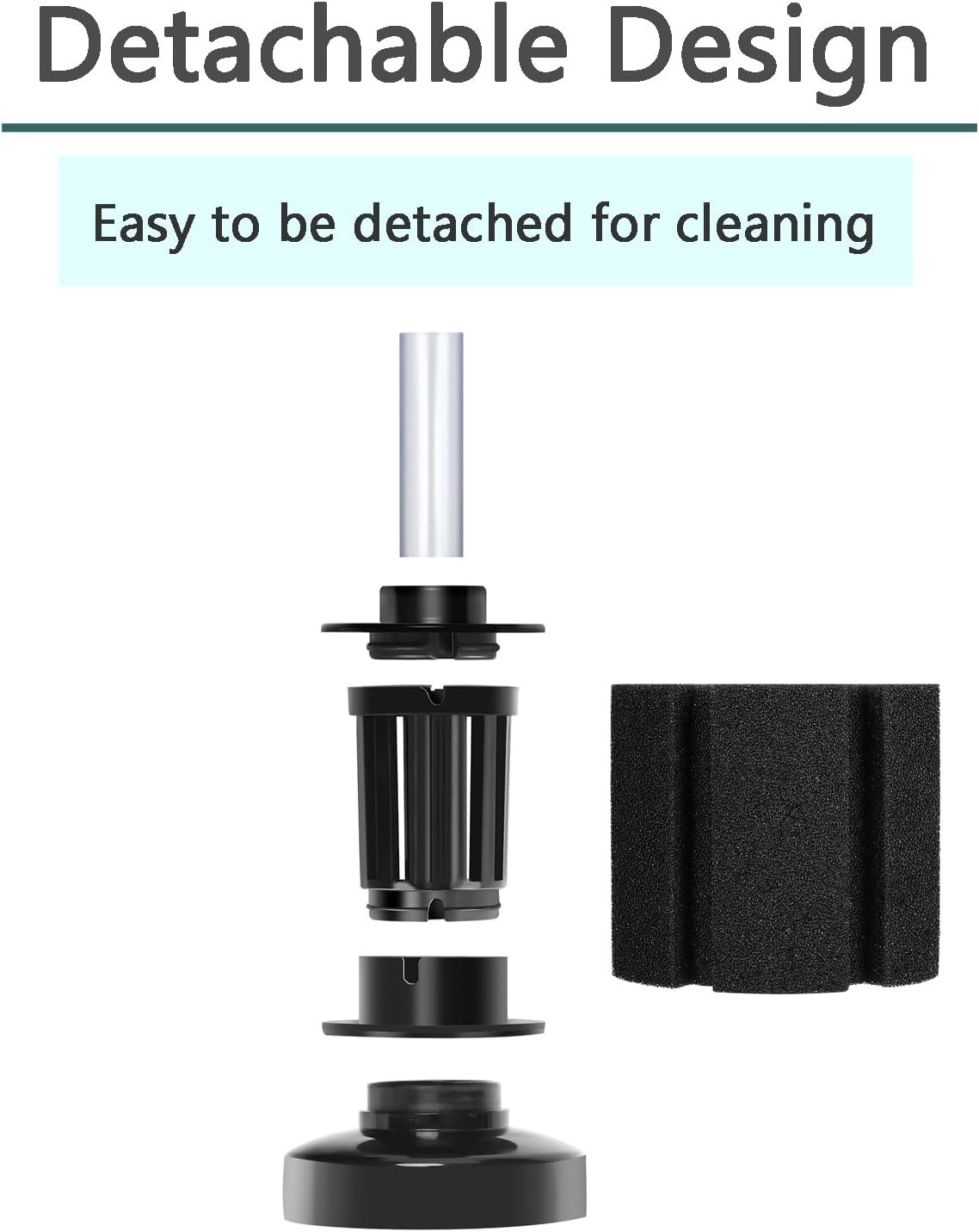 Safe Sponge Filter for Betta & Dwarf Cichlids - Ideal for Small Aquariums