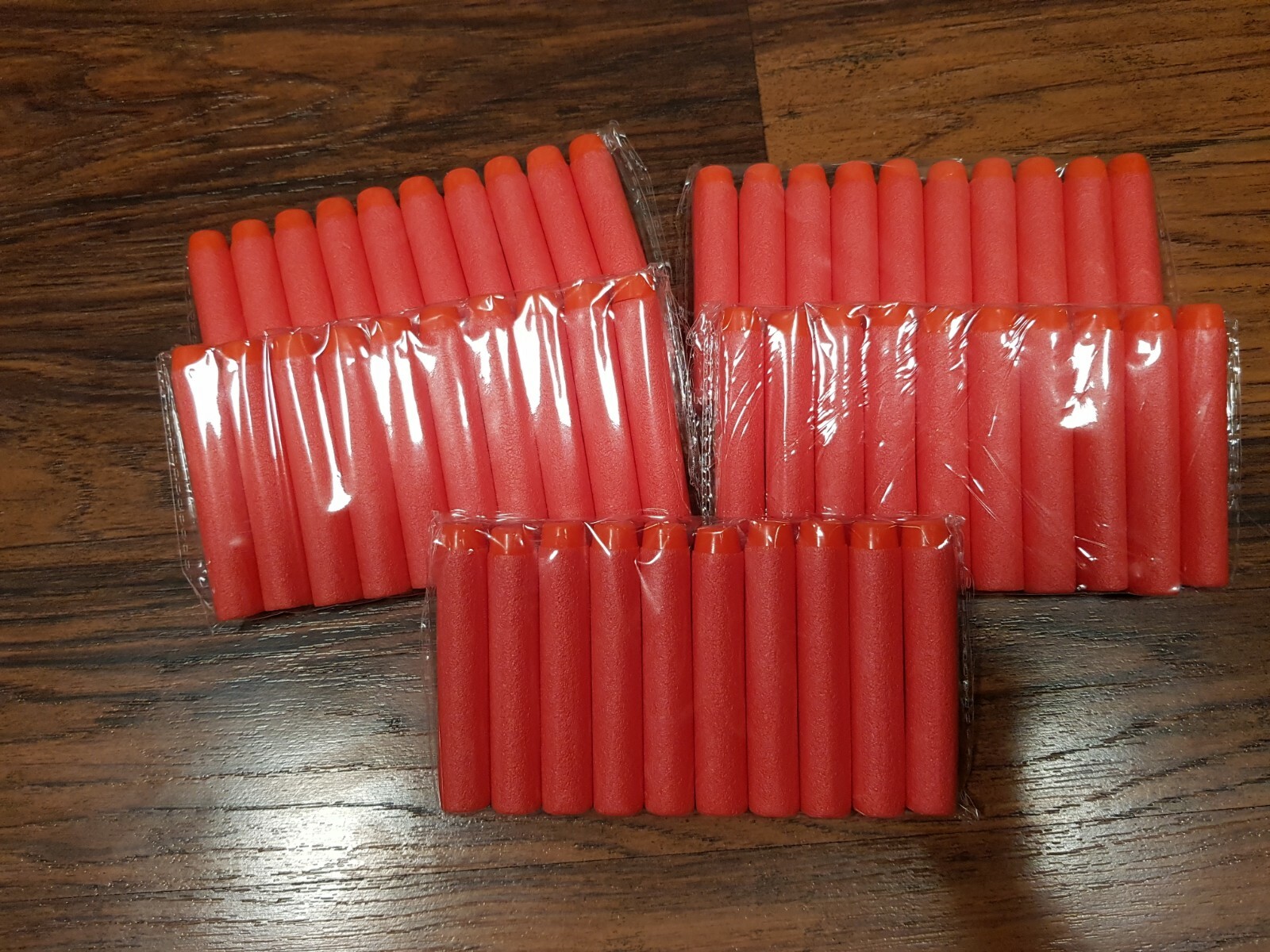 50pcs 2.75" RED Elite Bullet Foam Dart Refill Replacement Toy Gun Darts USA SHIP
