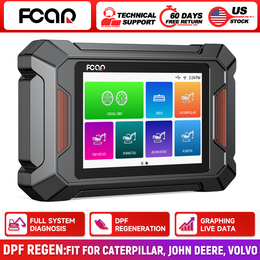Heavy-Duty Truck Diagnostic Tool - Diesel Construction Machine OBD2 & DPF Regen