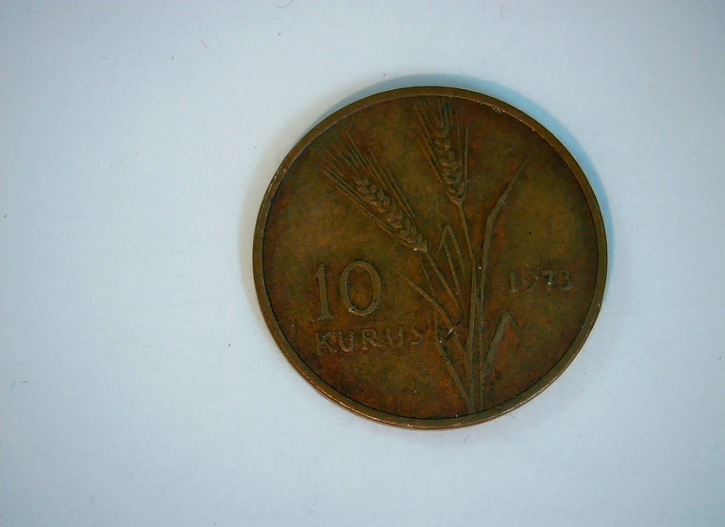 Turkey 1973 10 Kurus Coin