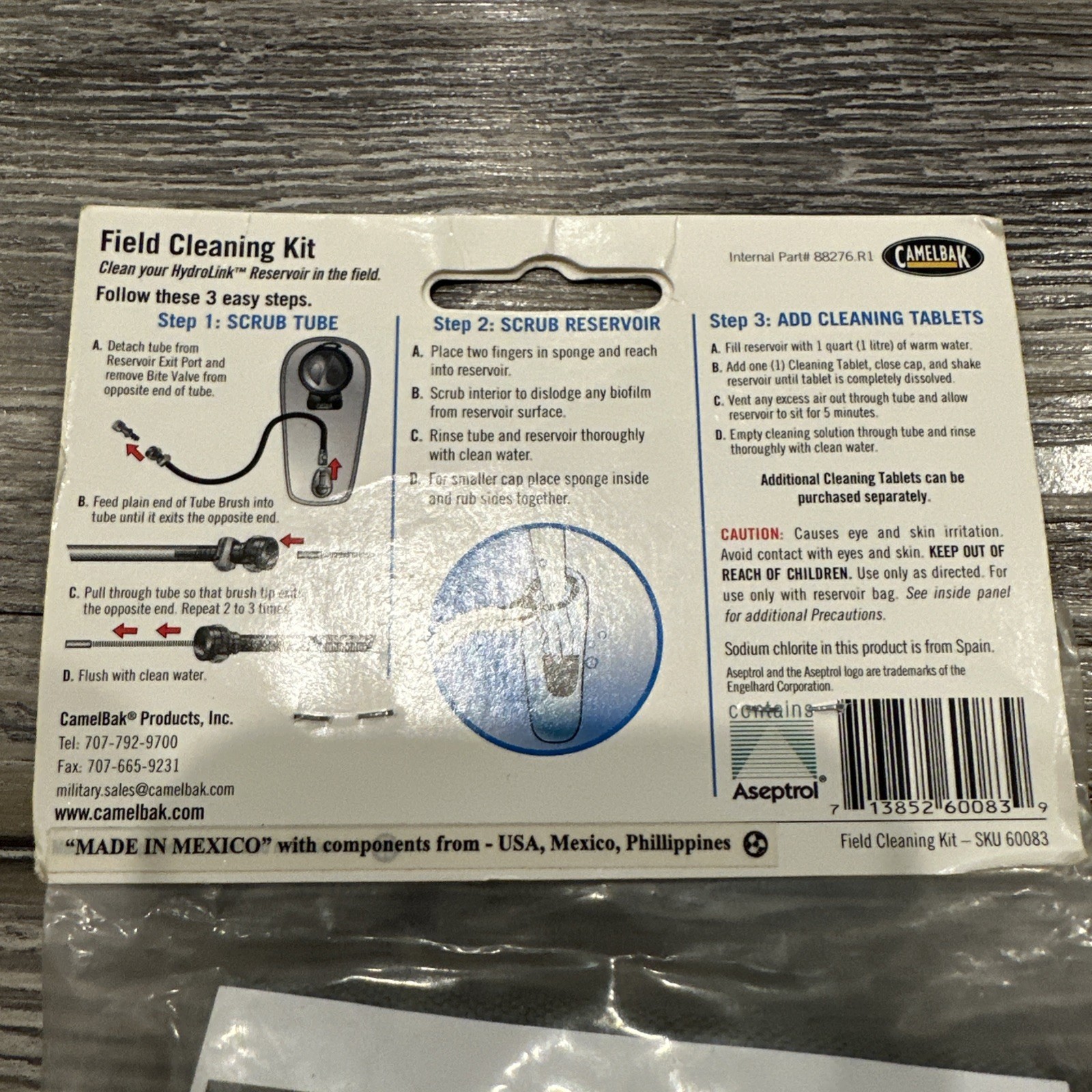 Camelbak 60083 Field Cleaning Kit NEW
