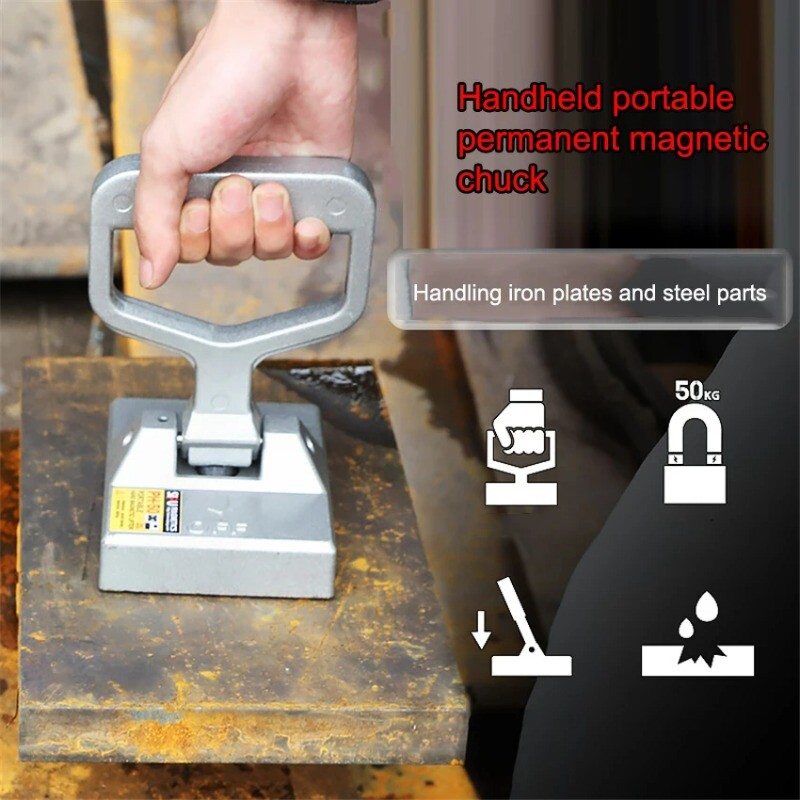 Permanent Magnetic Lifter Hand-held Sheet Magnet Steel Plate Handling Tool PH-50