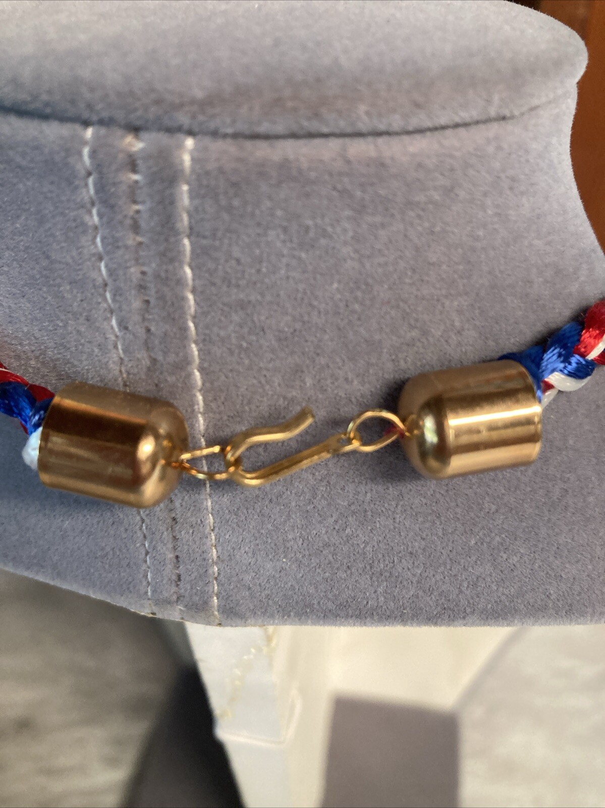 HANDMADE POLITICAL PATRIOTIC DEMOCRATIC NECKLACE