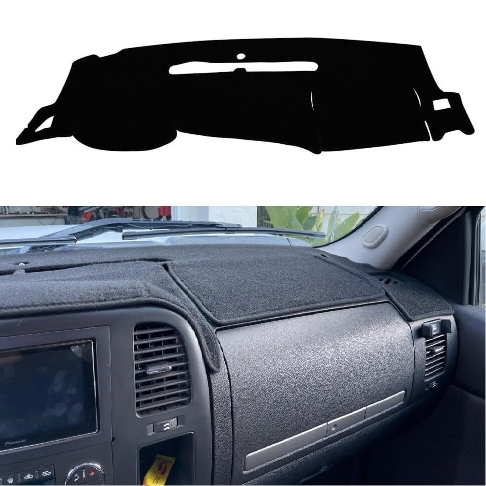 Anti-Glare For 2007-2013 Chevy Silverado Dashboard Cover Dashmat Dash Mat Pad
