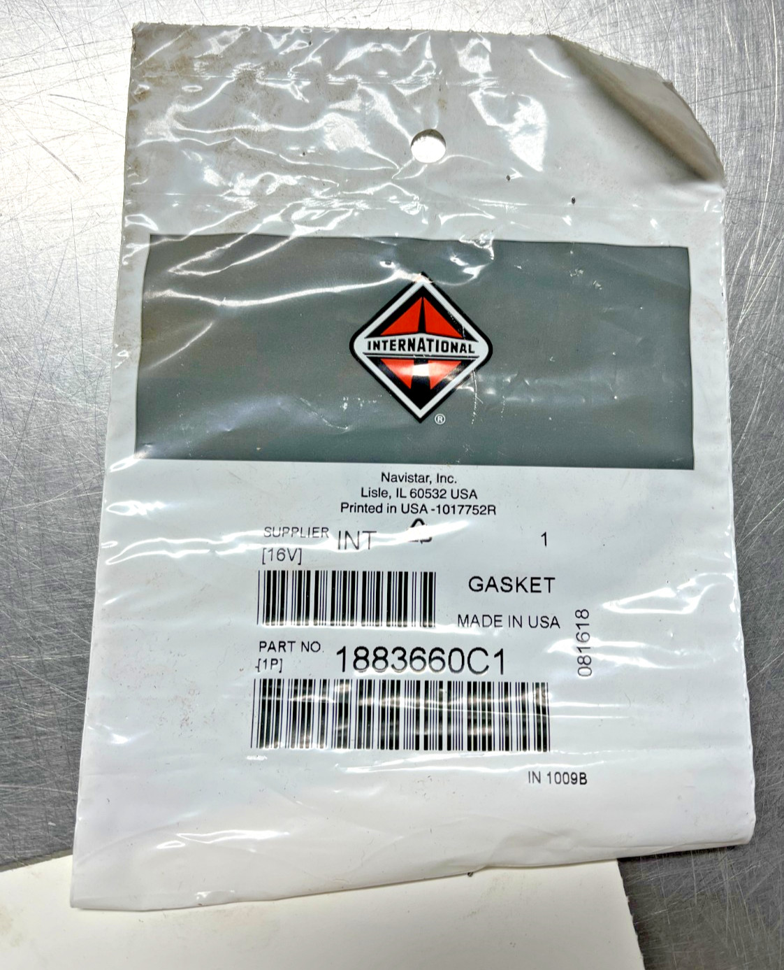 1883660C1  Genuine OEM  International  FORD  GASKET