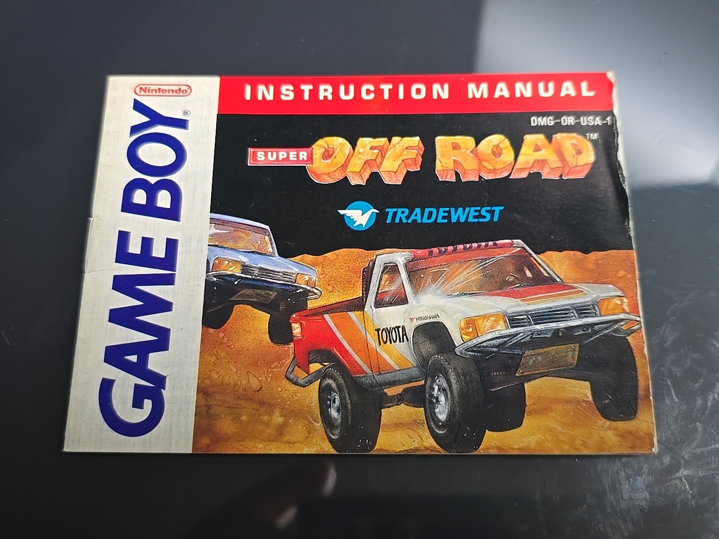 Super Off Road Gameboy Manual AUTHENTIC