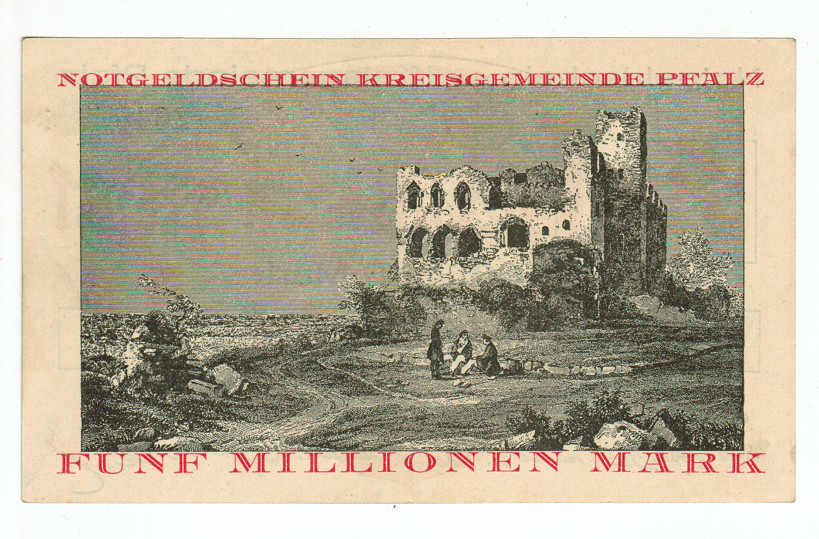 GERMANY BANKNOTE 1 MILLION MARK PFALZ 1923