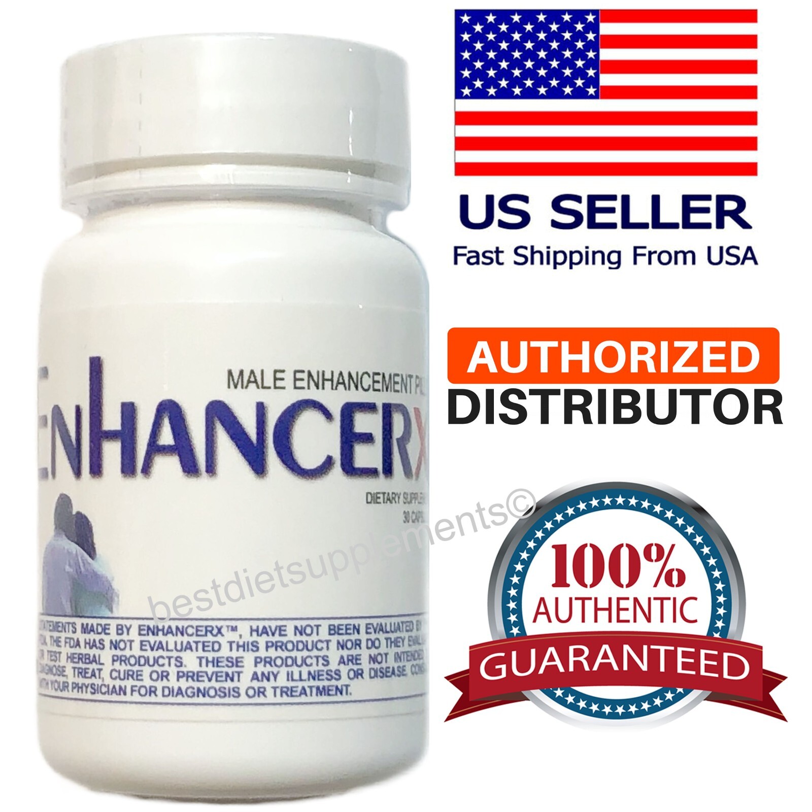 ENHANCERX ENHANCE RX MALE ENHANCEMENT PILLS BIGGER SIZE SEXUAL ENERGY 30 CAPS