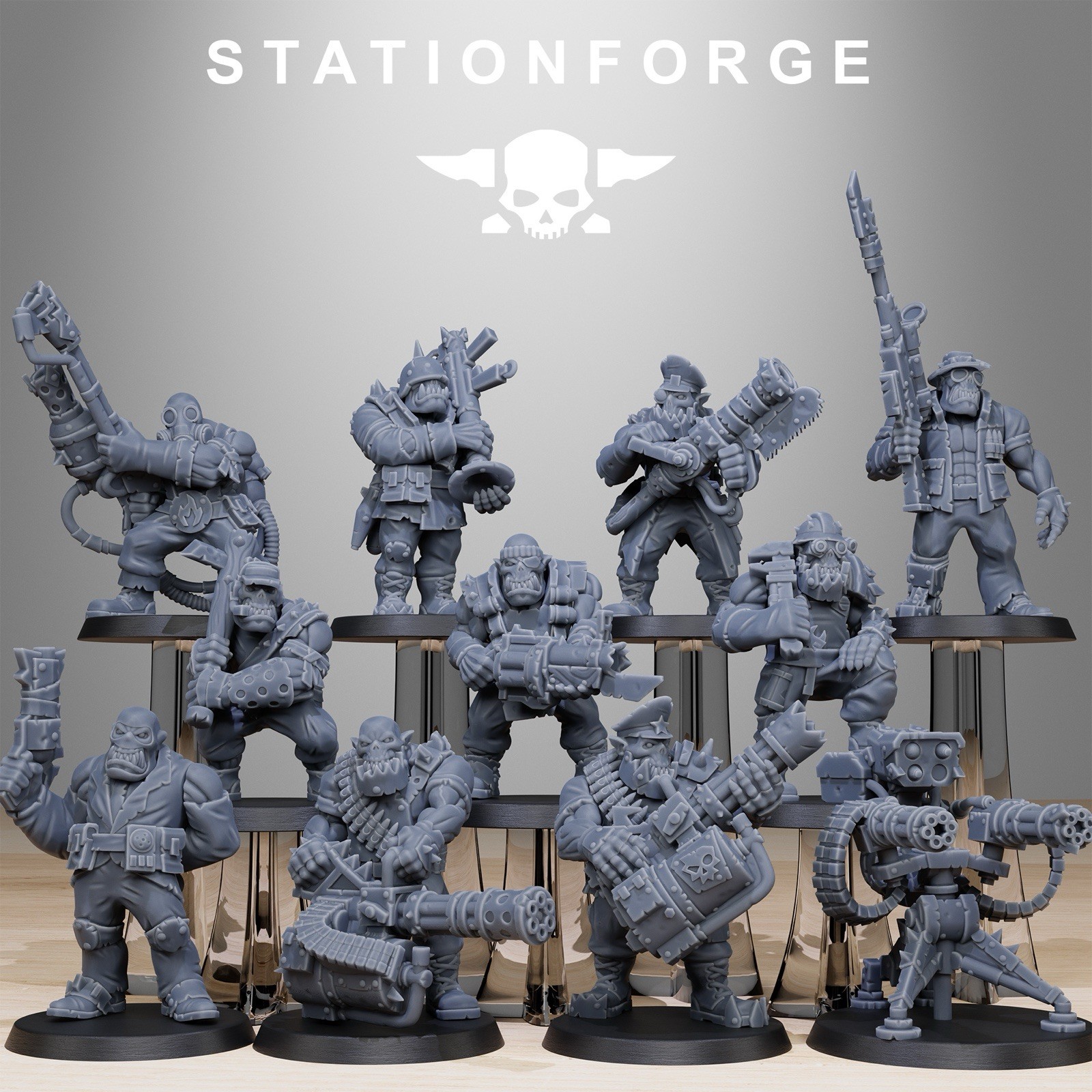 Orkaz Team Fighters, Infantry Unit, Stationforge