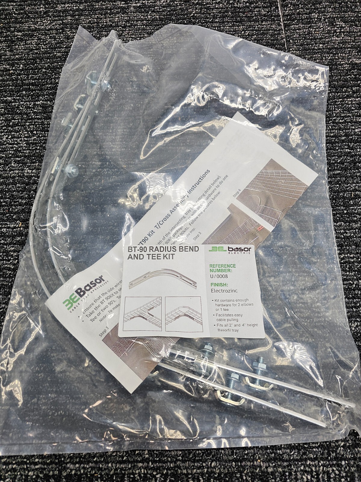 (QTY 4) Basor Electric BT 90  Radius Bend Tee FOR MAKING TWO 90 DEGREE ELBOWS
