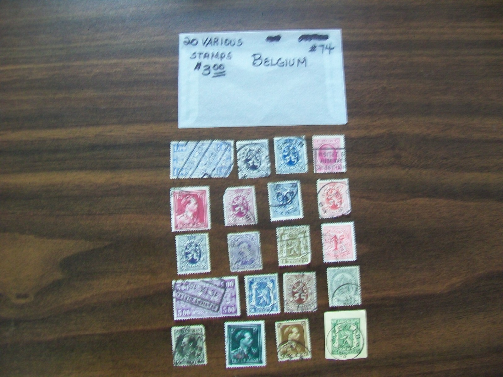 Belgium Postage Stamps - Belgium - Vintage - 20 Various Stamps (74)