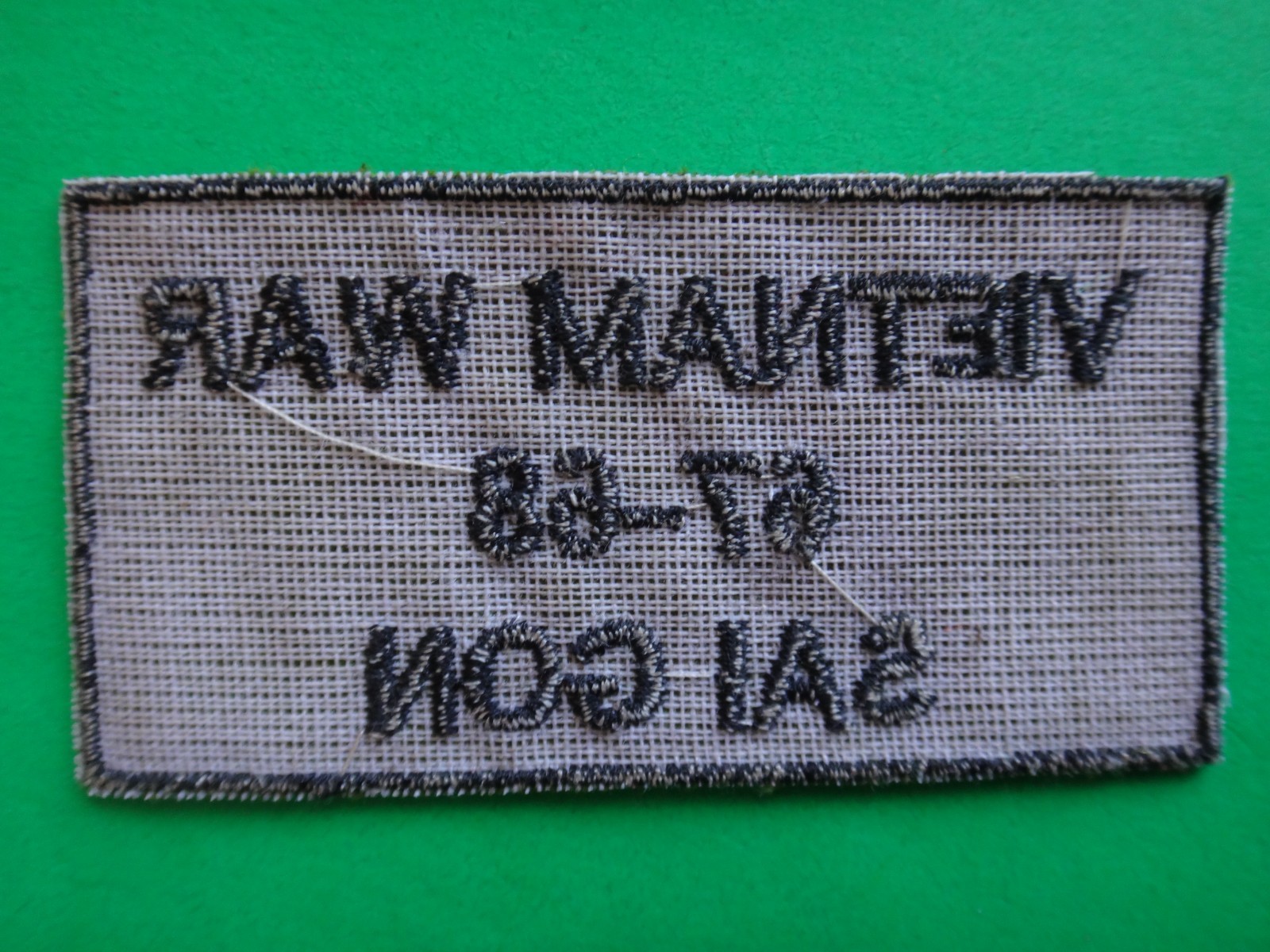 VIETNAM WAR 67-68 SAIGON Subdued Patch from Vietnam War era