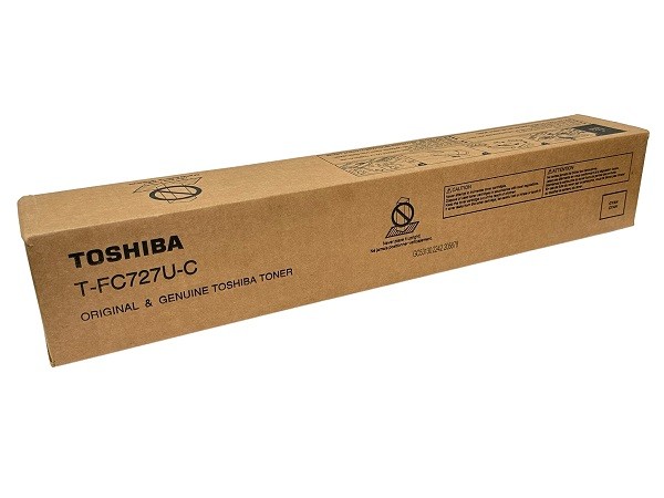 Genuine Toshiba T-FC727U-C Cyan Toner Cartridge