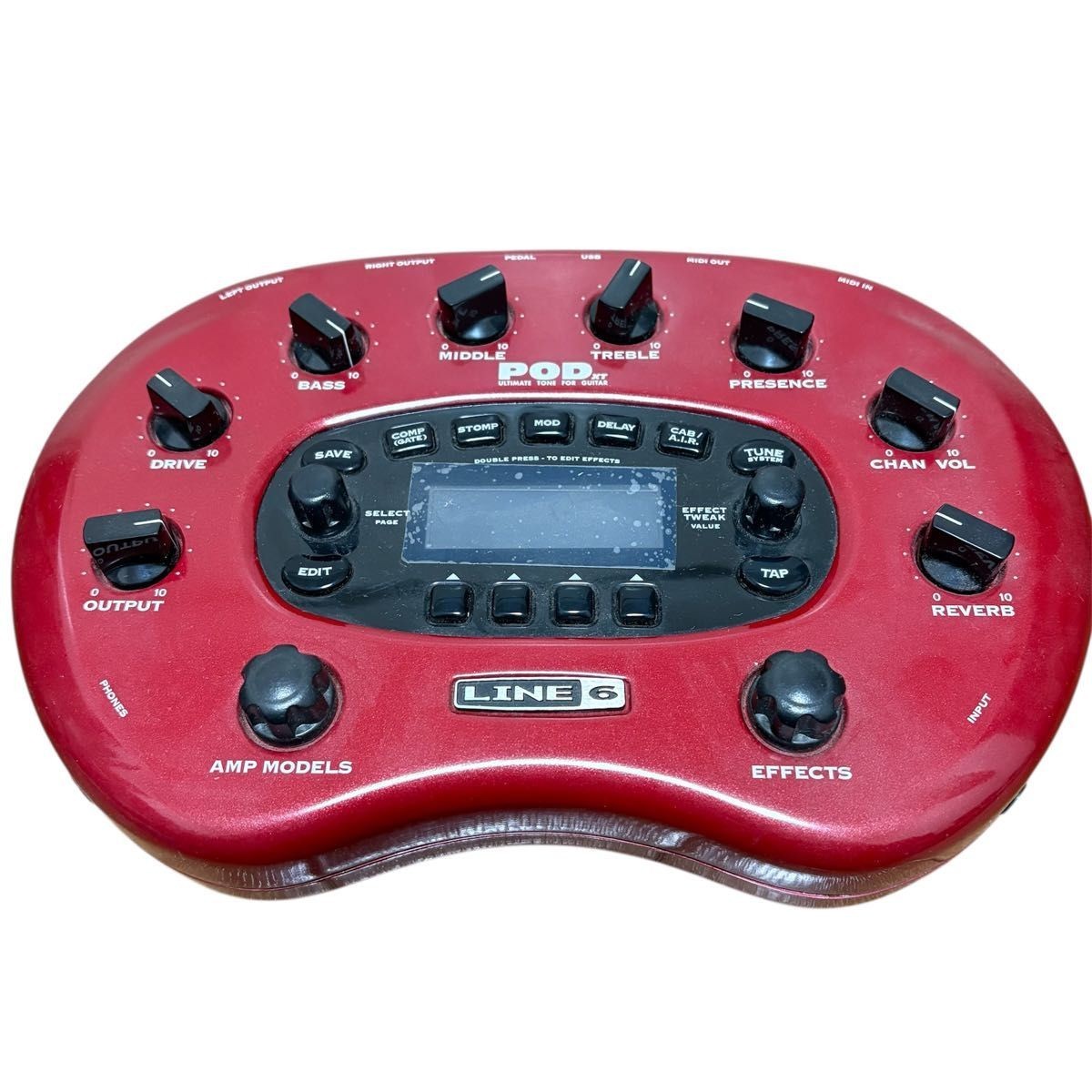Line 6 POD XT Multi-Effects Guitar Processor Amp Modeler Ships from Japan