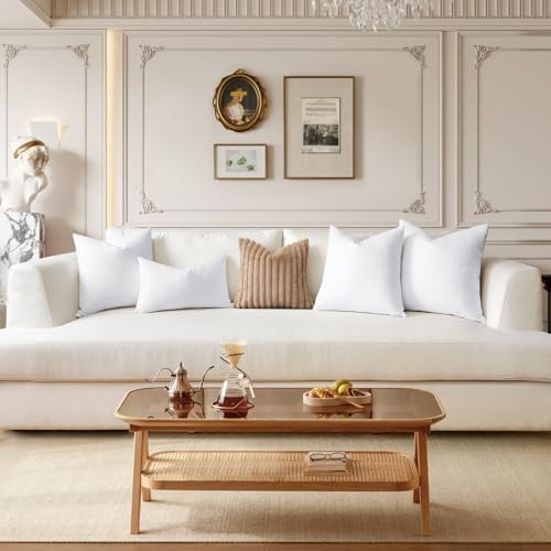 Down Feather Throw Pillow Inserts 12x20 Euro Pillow Inserts, Soft Fluffy