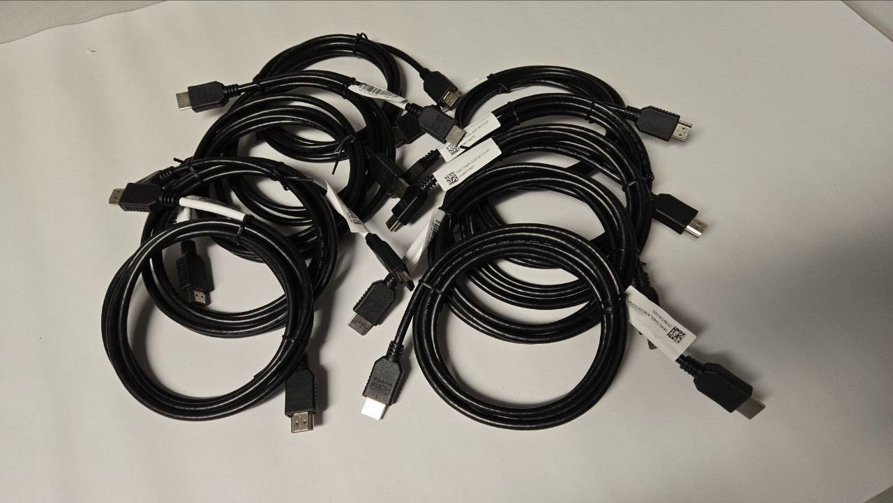 LOT OF 10 -  New HDMI to HDMI 6ft cable HP OEM 917445-001