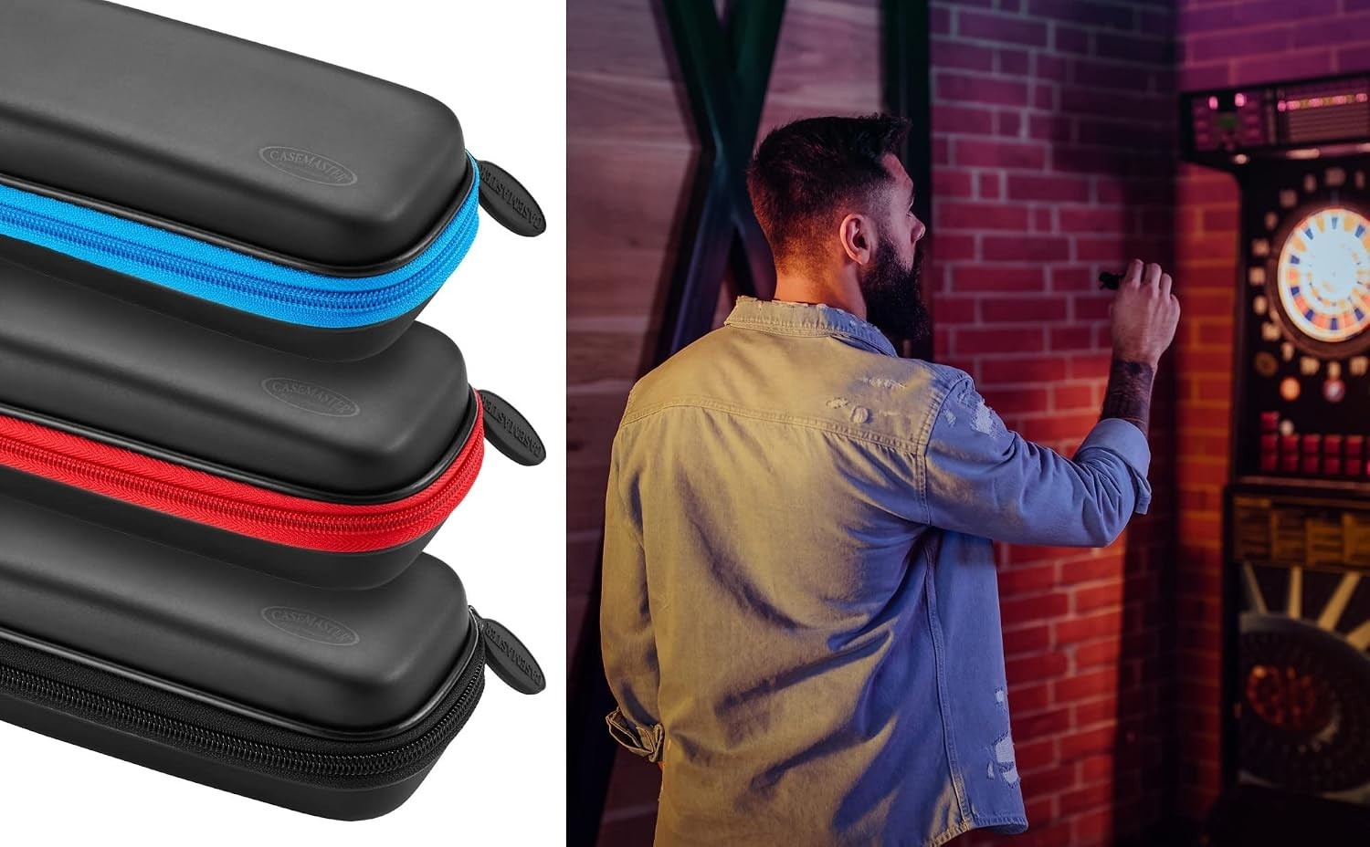 Stylish Dart Case with Solid Design for Easy Access to Darts and Accessories