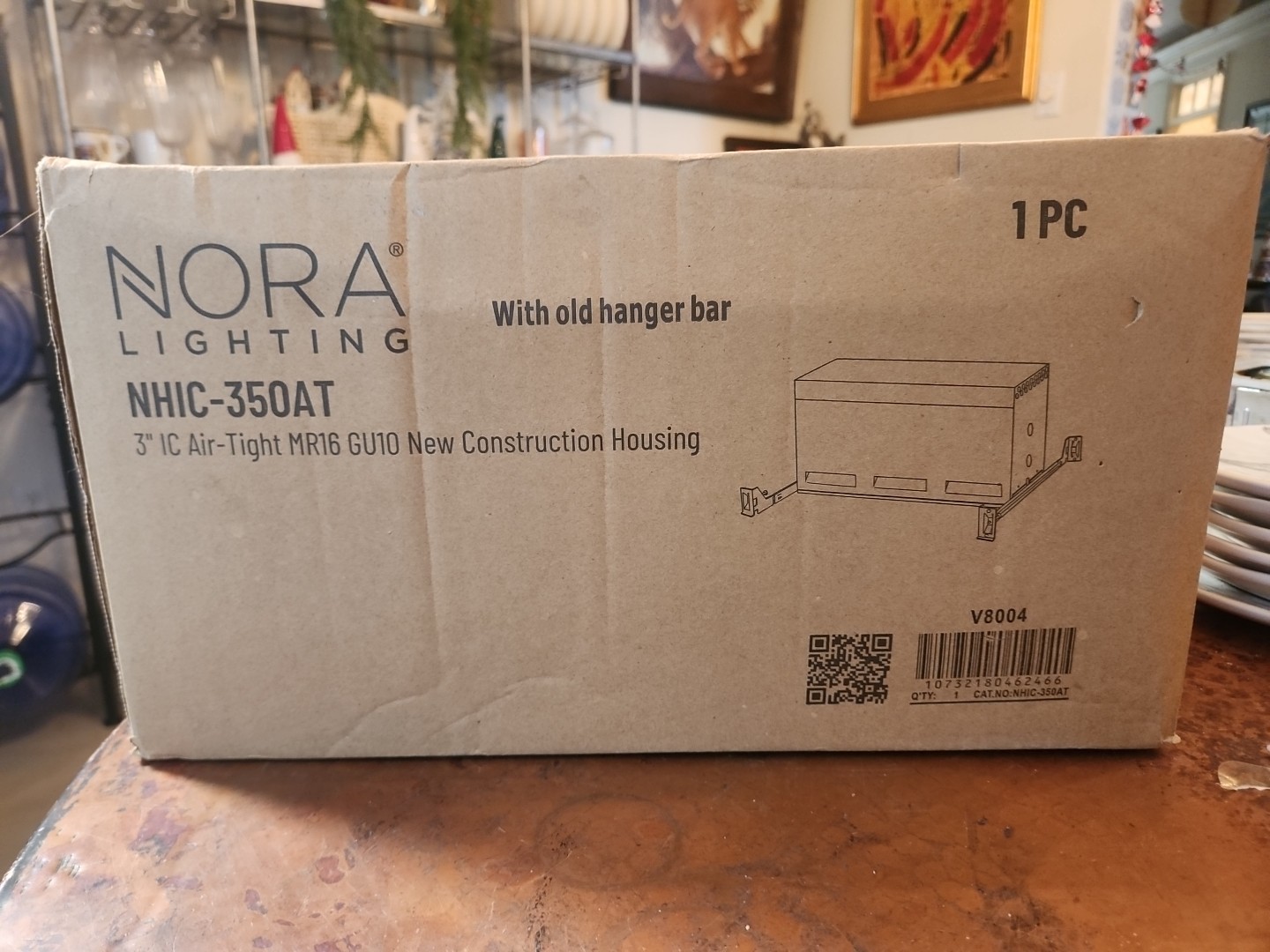 Nora Lighting NHIC-350AT GU10 New Construction Housing for 3"