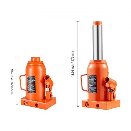 Hydraulic Bottle Jack 30 Ton Manual High Lift Automotive Car Repair Shop – 8 L