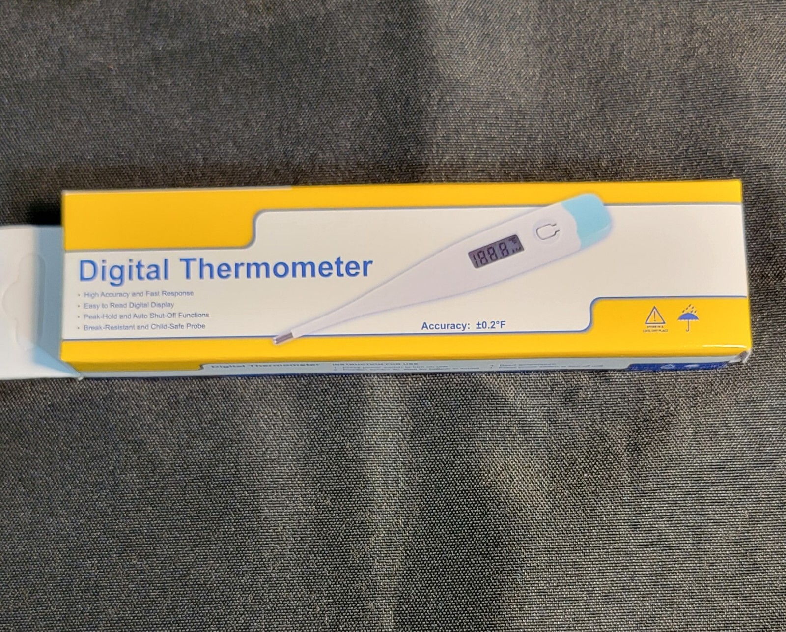 New Digital Oral LCD Fever Thermometer For Adult  Baby Kids Accurate Simple Easy