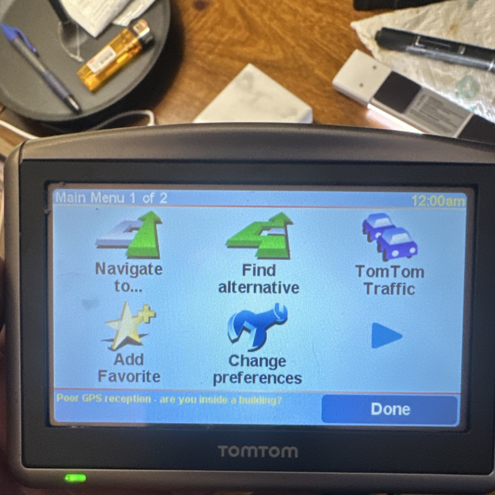TomTom One XL GPS 4.3 Touchscreen Navigation Device Tested Works
