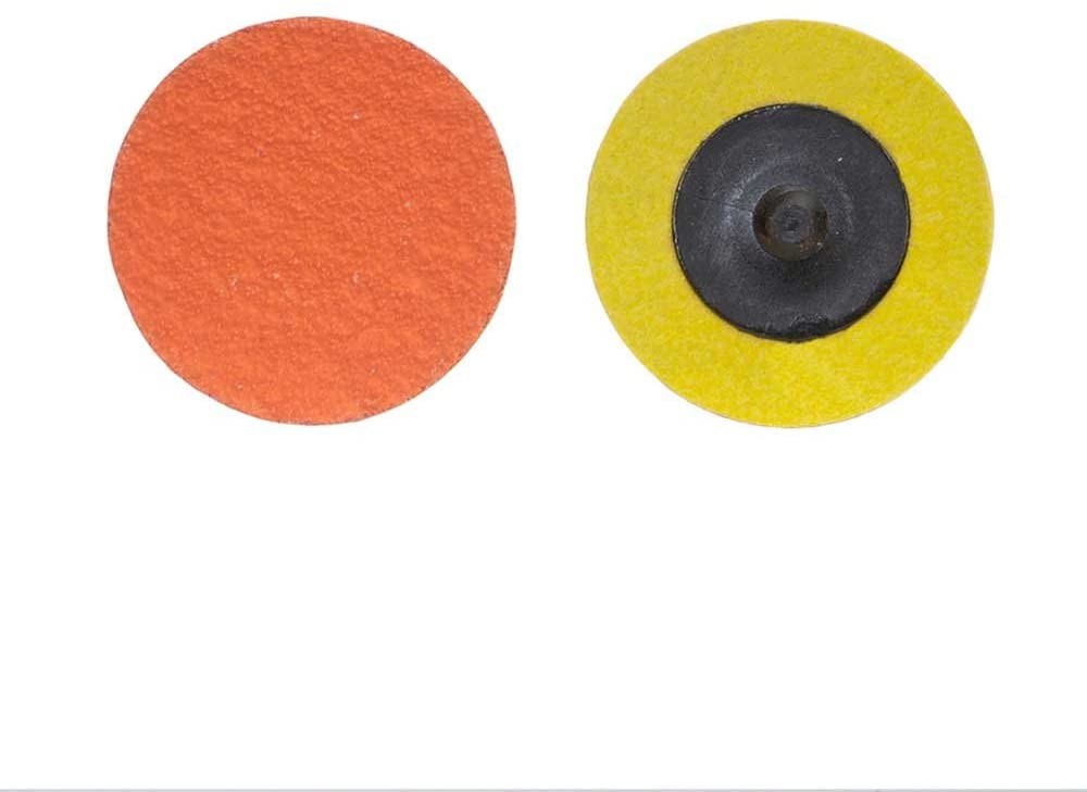 Norton 66261162324 2 in. Blaze Coated Quick-Change Discs, 80 Grit, 25 pack