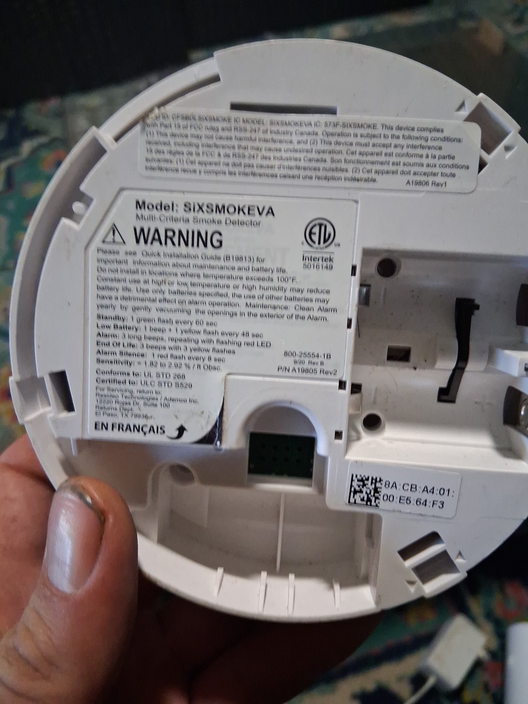 Honeywell Resideo ProSeries Smoke . Pair Detector White PROSIXSMOKEV
