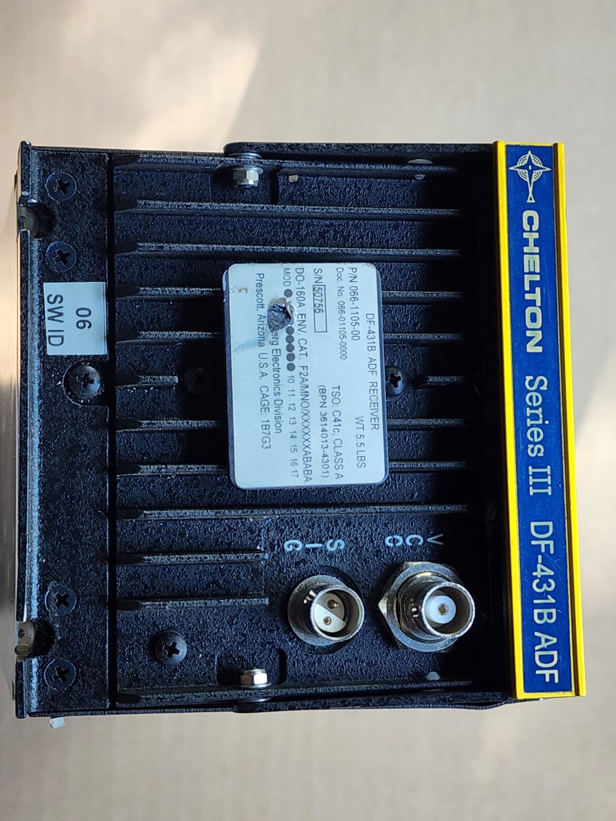 Cobham DF-431B ADF Reciever PN  066-01105-00