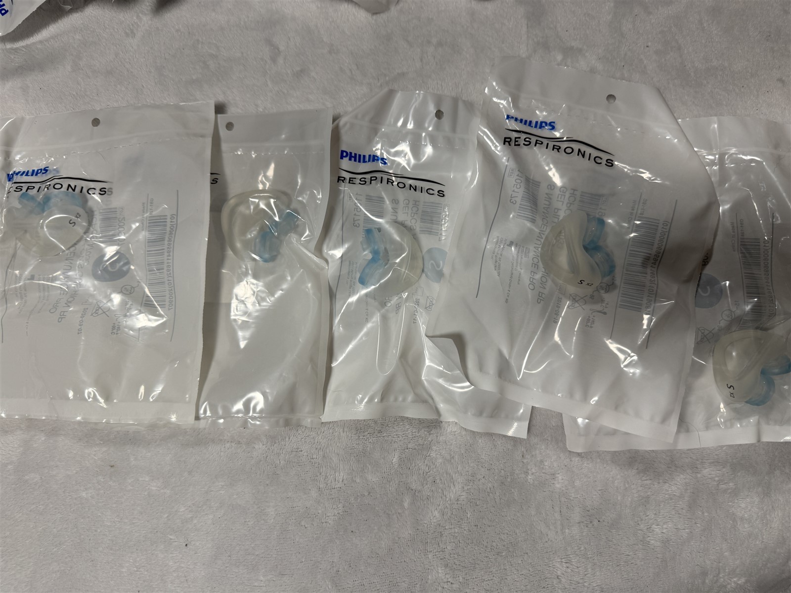 5 PACK RESPIRONICS 1105173 SMALL GEL PILLOW CUSHION NASAL PILLOW