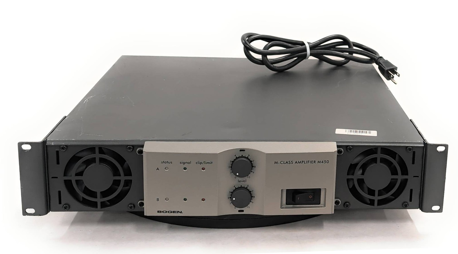 Bogen M450 M-Class 450 Watt Dual-Channel Amplifier Stereo, Dual Mono, & 70V Mono