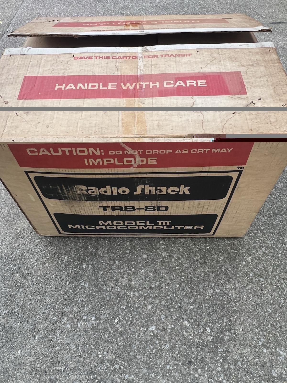 🇺🇸Radio Shack TRS-80 Model 3 Microcomputer In Original Box W/Cover🇺🇸