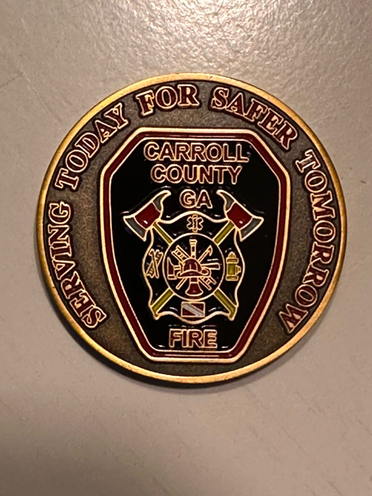 Carroll County Fire Rescue Georgia Challenge Coin