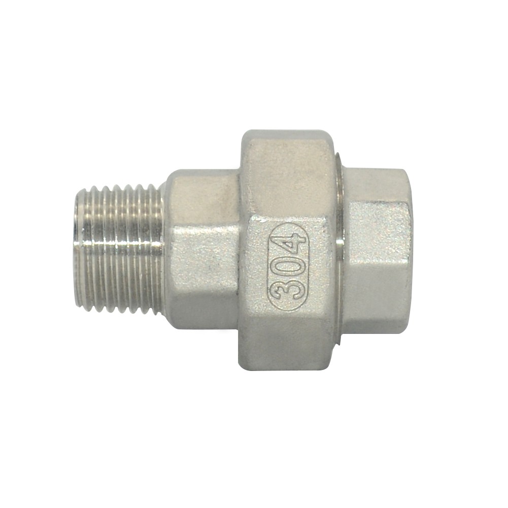 Stainless Steel Union 1/2" in inch NPT Pipe Split Coupling Male to Female M/F