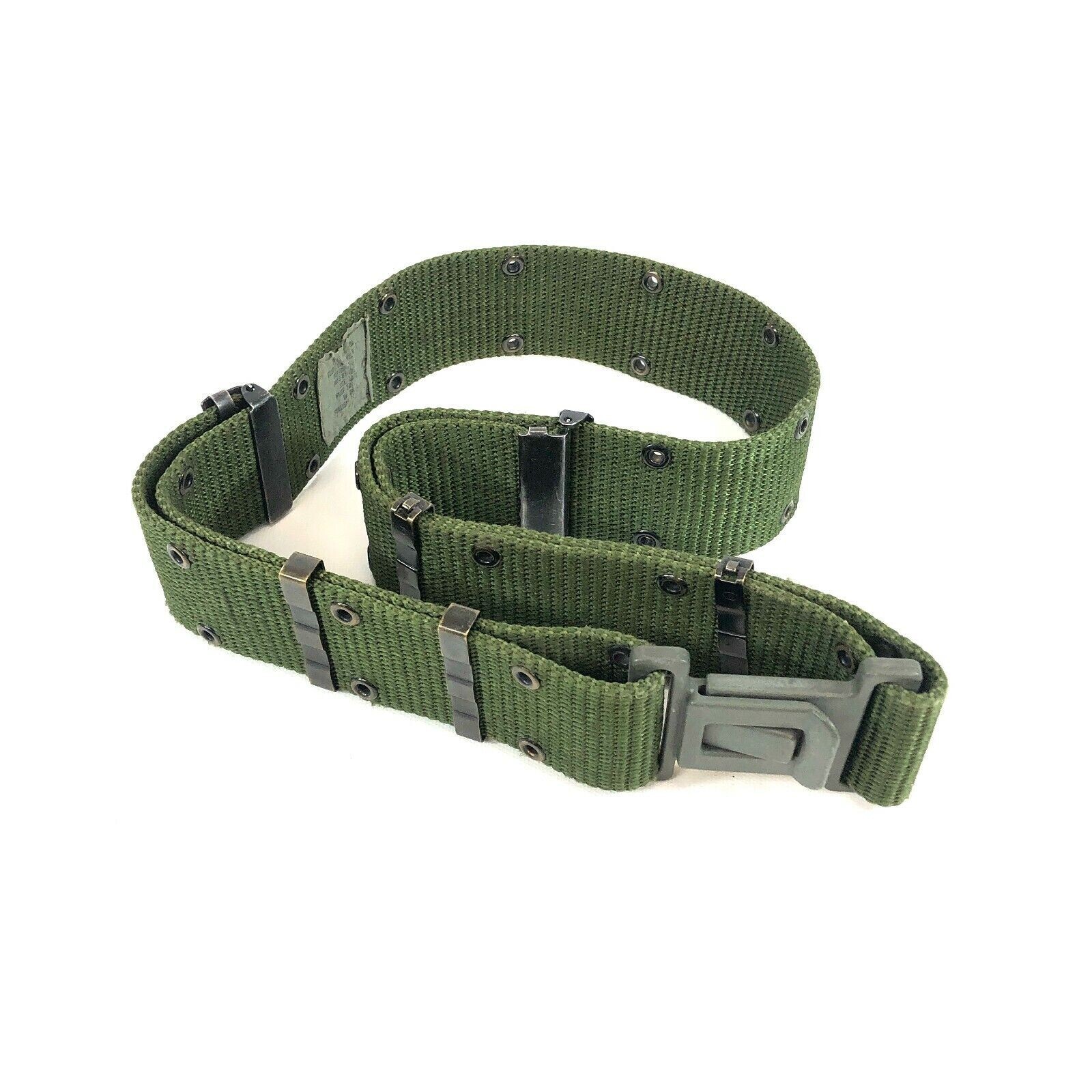 USGI Military LC2 Nylon Web Pistol Belt - Size Medium Plastic Buckle US GI Army