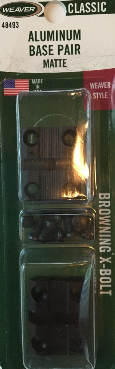 Weaver 48493 Weaver TOP MOUNT BASE Browning X-XBOLT