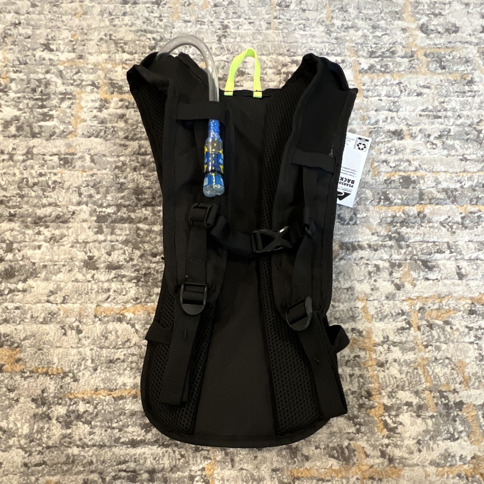 Ozark Trail 2L Hydration Pack Backpack Gray/Black Reflective 2-Pocket Zip