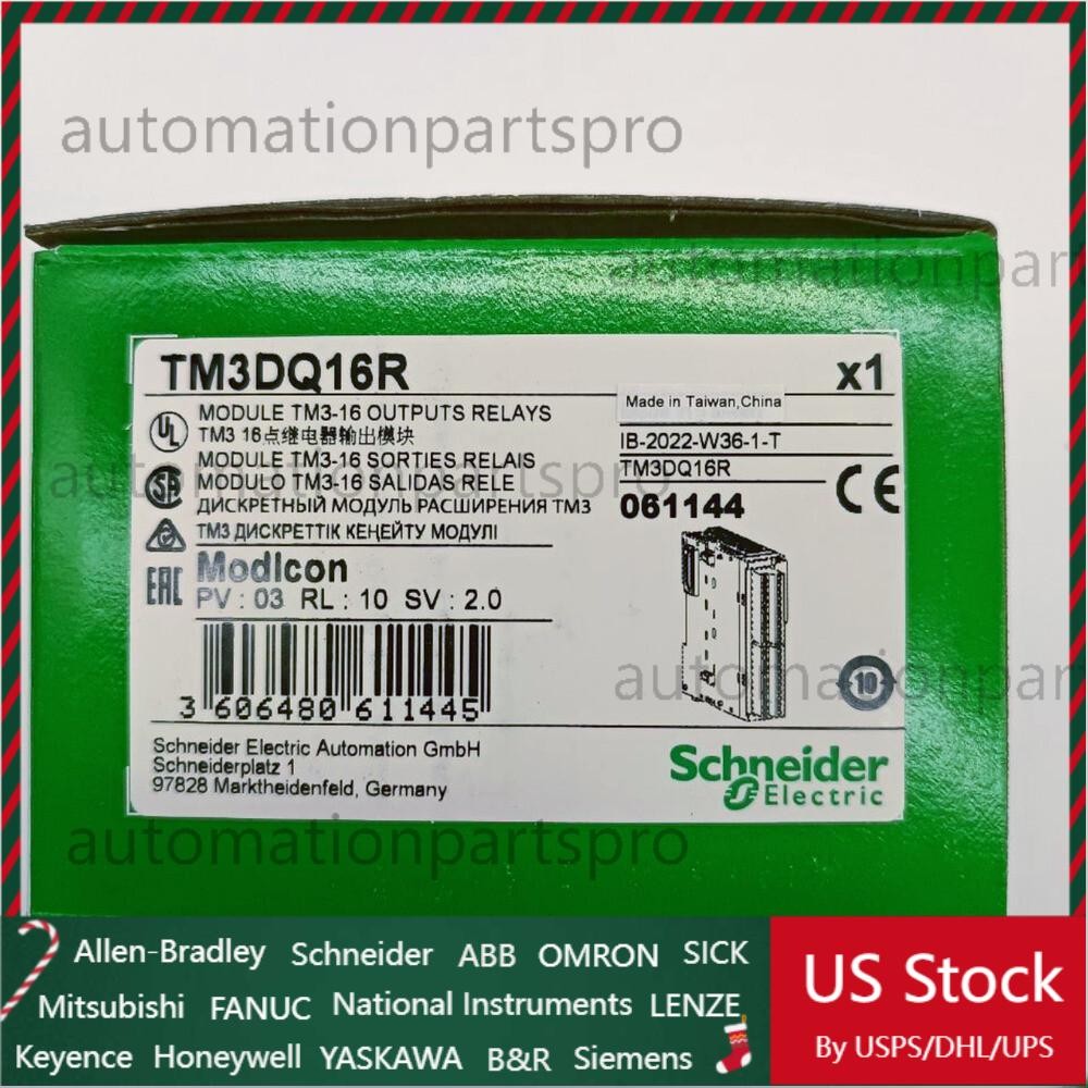 One Schneider TM3DQ16R PLC Module New In Box Fast Shipping