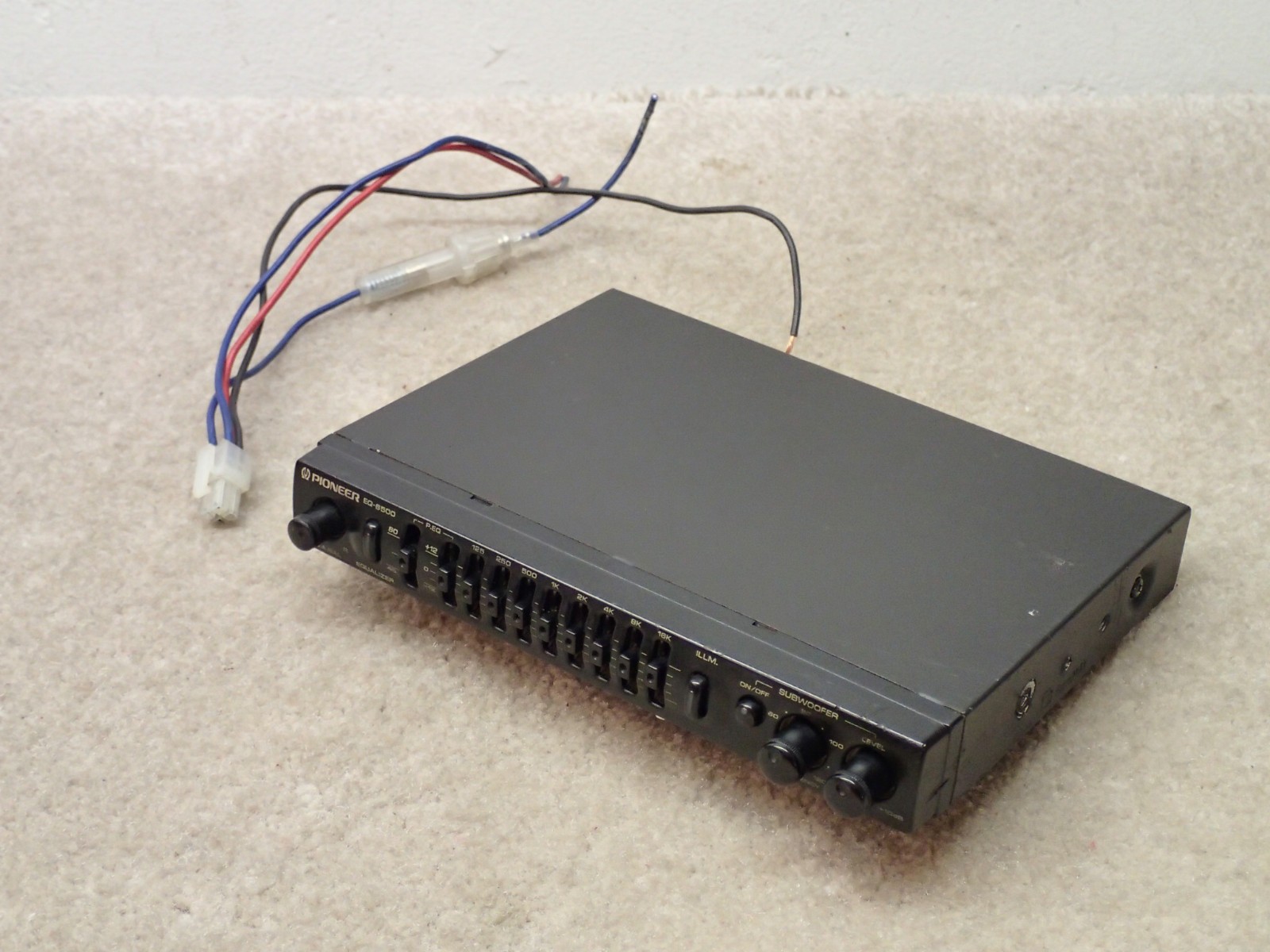 Pioneer EQ-6500 Vintage Graphic Equalizer Estate Item Not Working Project