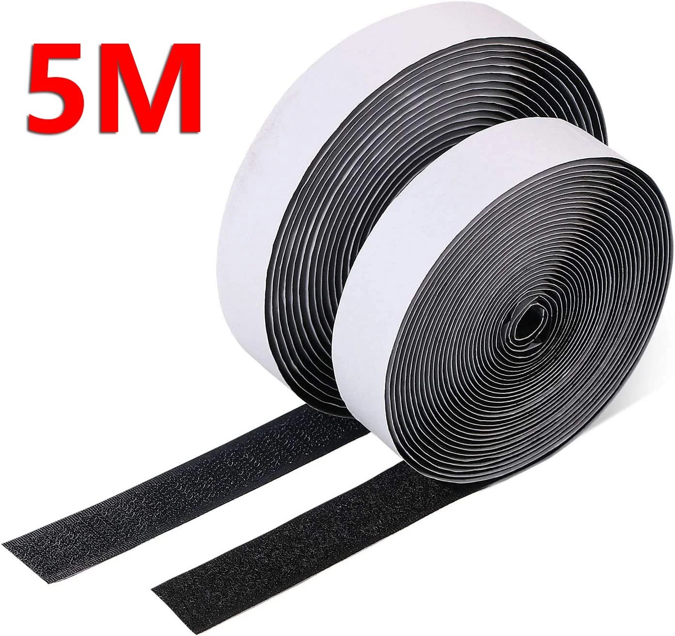 Hook and Loop with Strong Self Adhesive Tape Strip Back Fastener Roll US