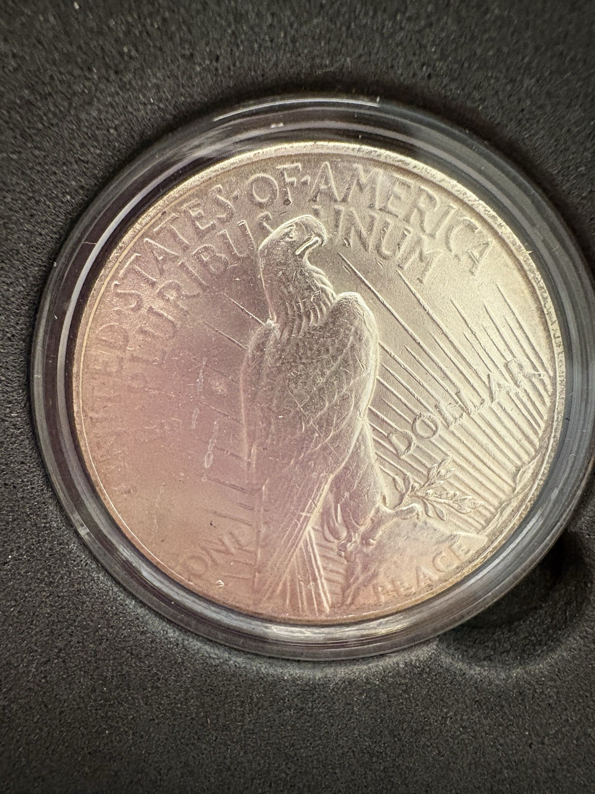 1926s Peace Silver Dollar...With Airtight capsule