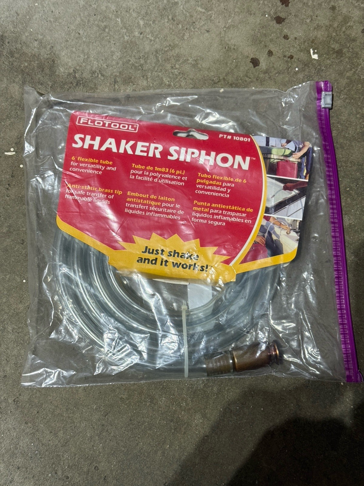 FloTool Shaker Gas Water Siphon