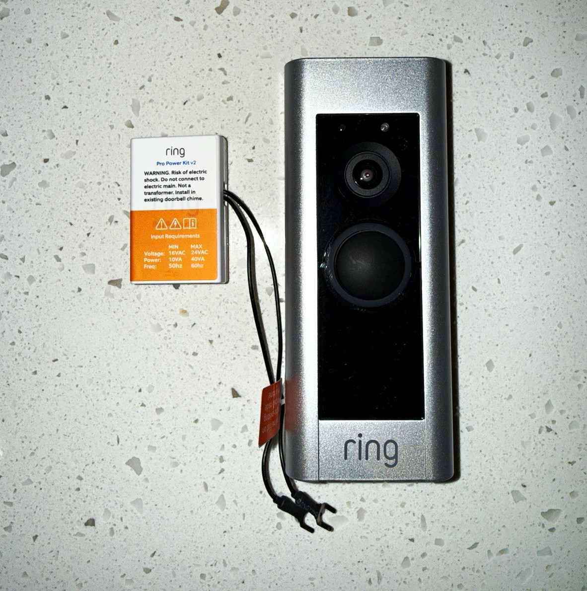 Ring Wired Doorbell Plus - complete set with box