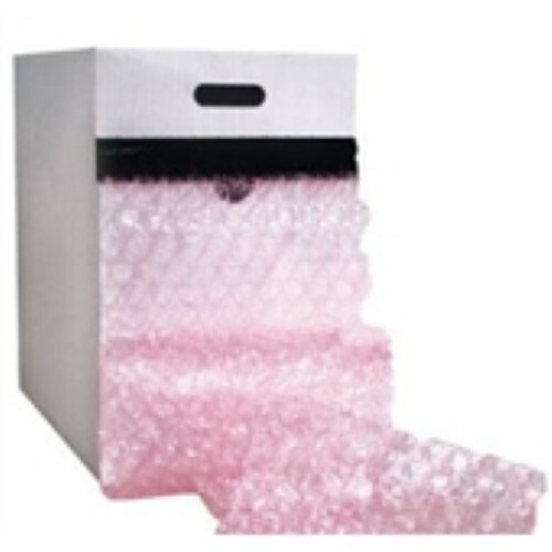 2 - 1/2" 12"x65' Perfed 12" Anti-Static Large Bubble Dispenser Pack