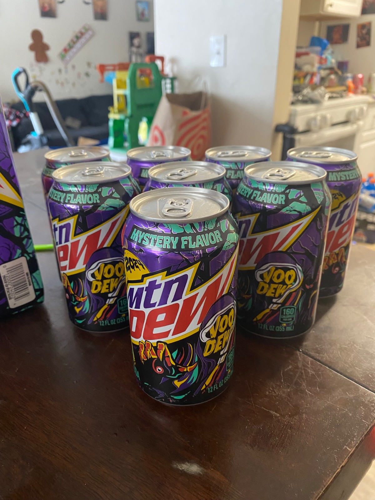 Mtn Dew 2024 Voodew Mystery ~ 8 cans Box  Discontinued Mountain