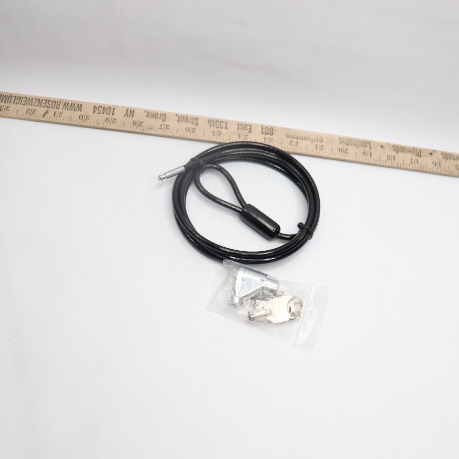 Notebook/Laptop Lock with 2 Keys 3 in 1 Black for Kensington